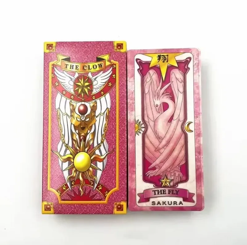 Anime Cosplay Card Captor Sakura KINOMOTO Clow Cards Tarot Prop Paper Poker Card Funny For Family Friend Party Xmas Accessories — image 2