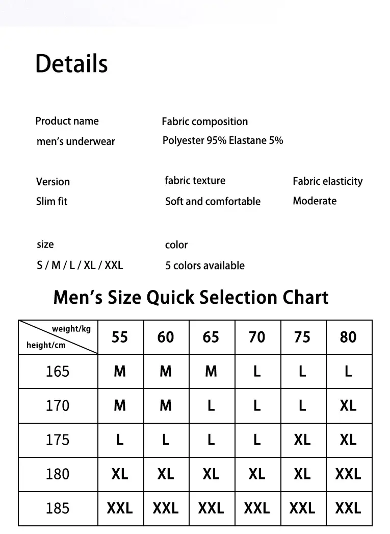 5-Pcs Men's Boxer Briefs Random Graffiti Print Trendy Christmas Pattern Underwear Comfortable Boxer Shorts — image 8
