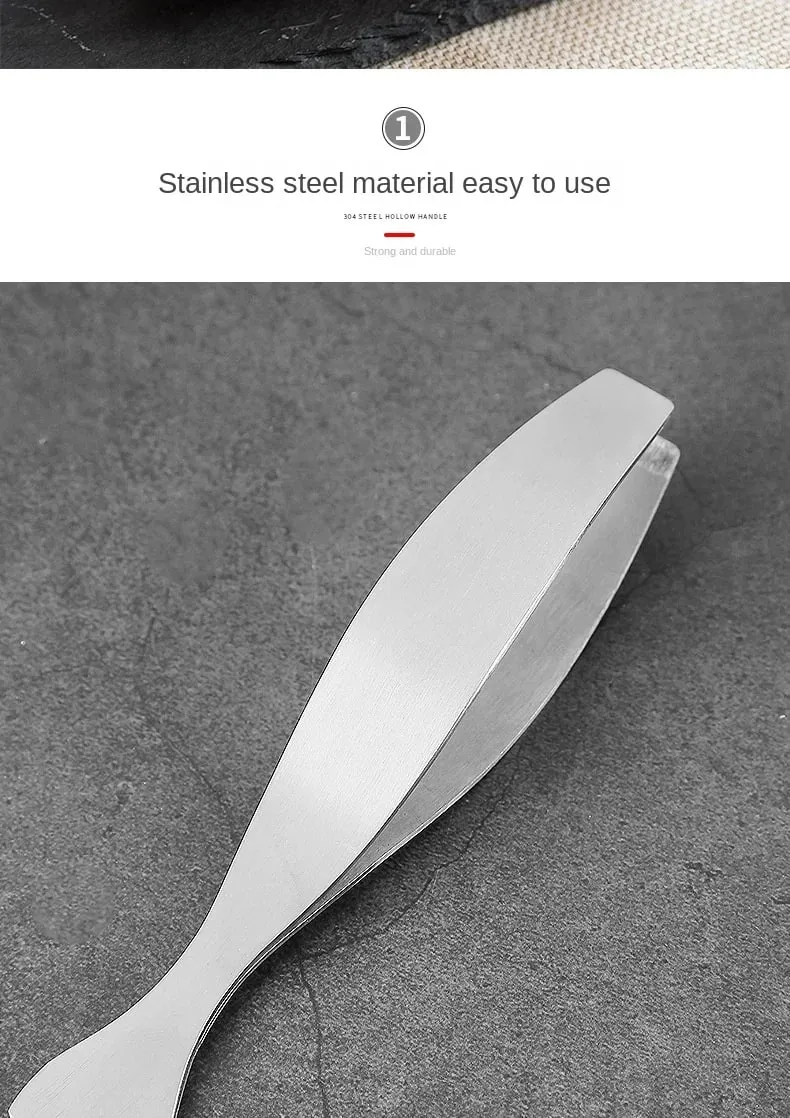 Stainless Steel Fish Bone Clip Kitchen Pig Feather Chicken Feather Duck Feather Tweezers Hair Plucker Seafood Bone Peeling Tool — image 7