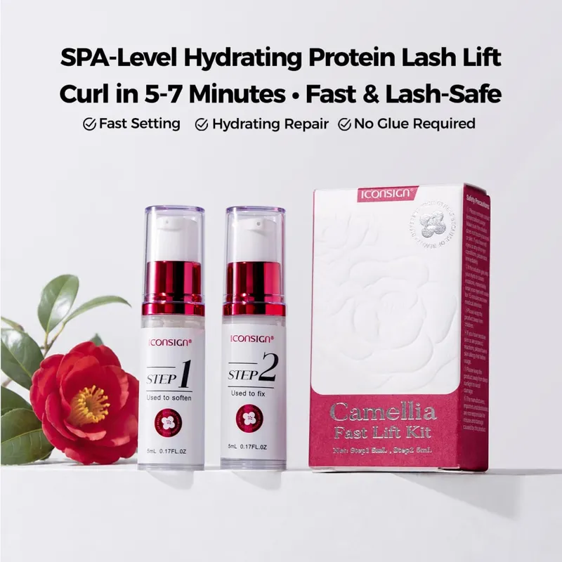 Camellia Fast Lift Set 5 To 8 Minutes Perm Makeup Cosmetics Easy To Use