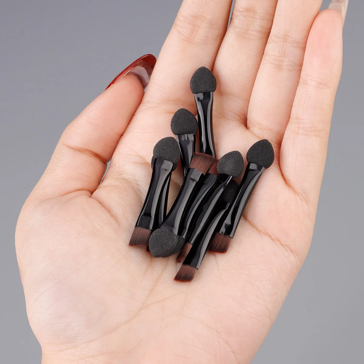 10 Pcs Small Makeup Brush Eyeshadow Applicator Double Sided Eyeshadow Brushes — image 2