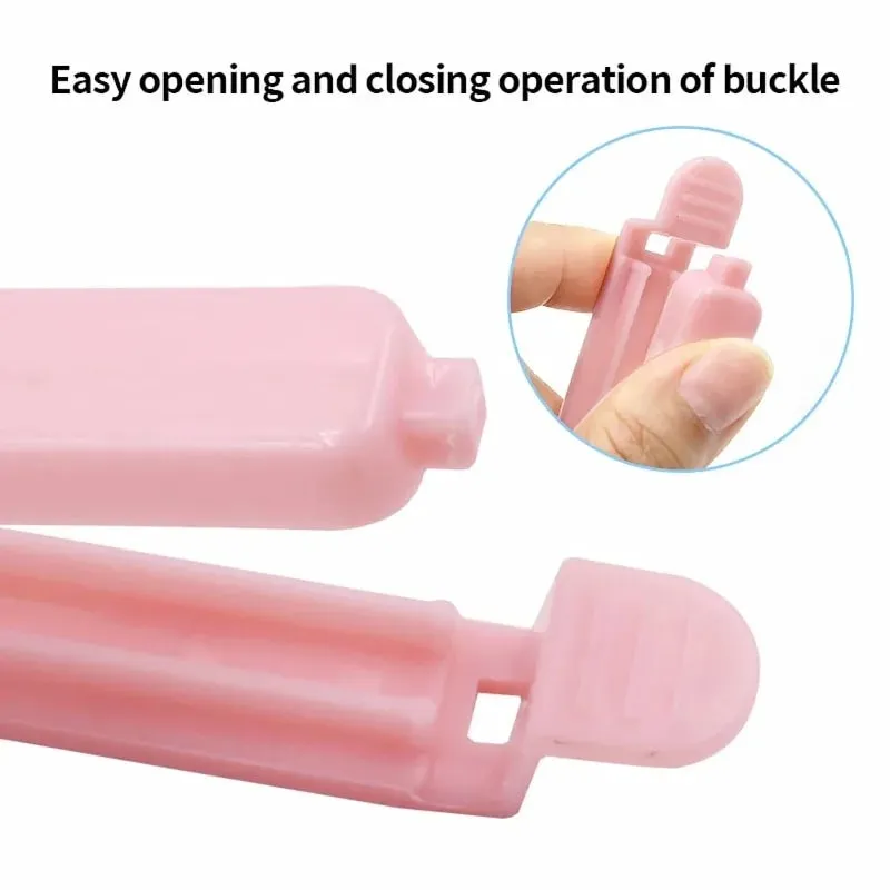 Portable Kitchen Storage Food Snack Seal Sealing Bag Clips Sealer Clamp Plastic Tool Kitchen Accessories