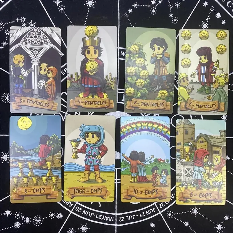 Smithtiny Tarot Cards Board Games for Divination Personal Use Tarot Deck Full English Version — image 3