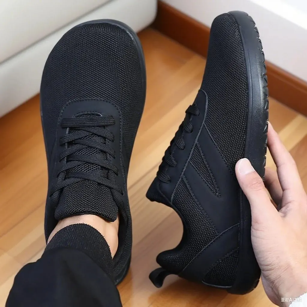 Mesh Barefoot Shoes Men's Wide Toe Minimalist Sneakers Lightweight Breathable Casual Shoes Designer Running Shoe Casual Sneakers — image 2