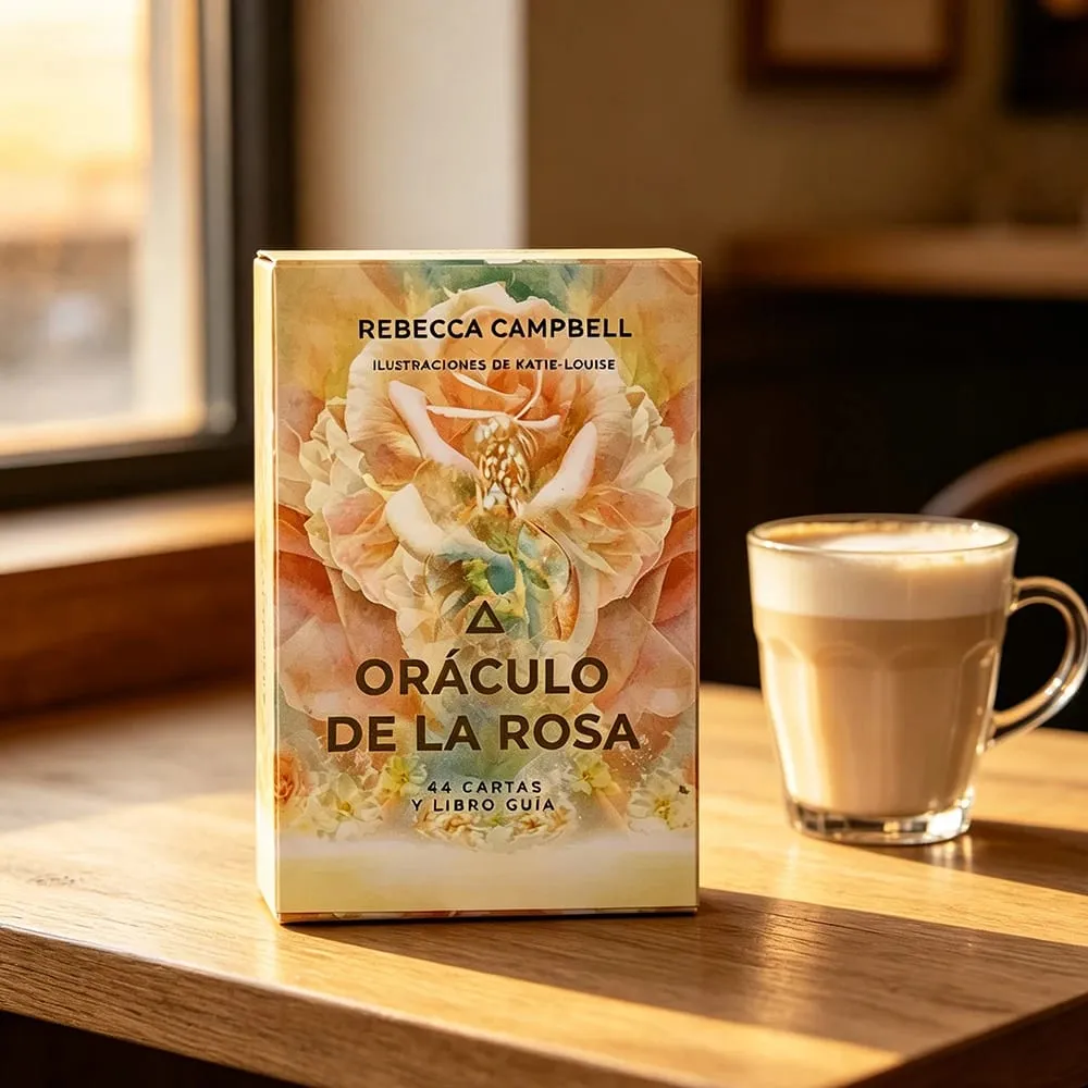 10*7CM Oráculo De La Rosa Oracle Cards 44 Cards Mysterious Divination Deck Spiritual Reading Cards Game for Women Gift — image 2