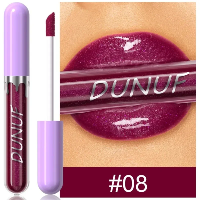 1pc Metallic Liquid Lipstick Long Lasting Glitter Lip Glaze Waterproof Moisturize Brown Lip Tint Shiny Shimmer Lipgloss Makeup — image 11
