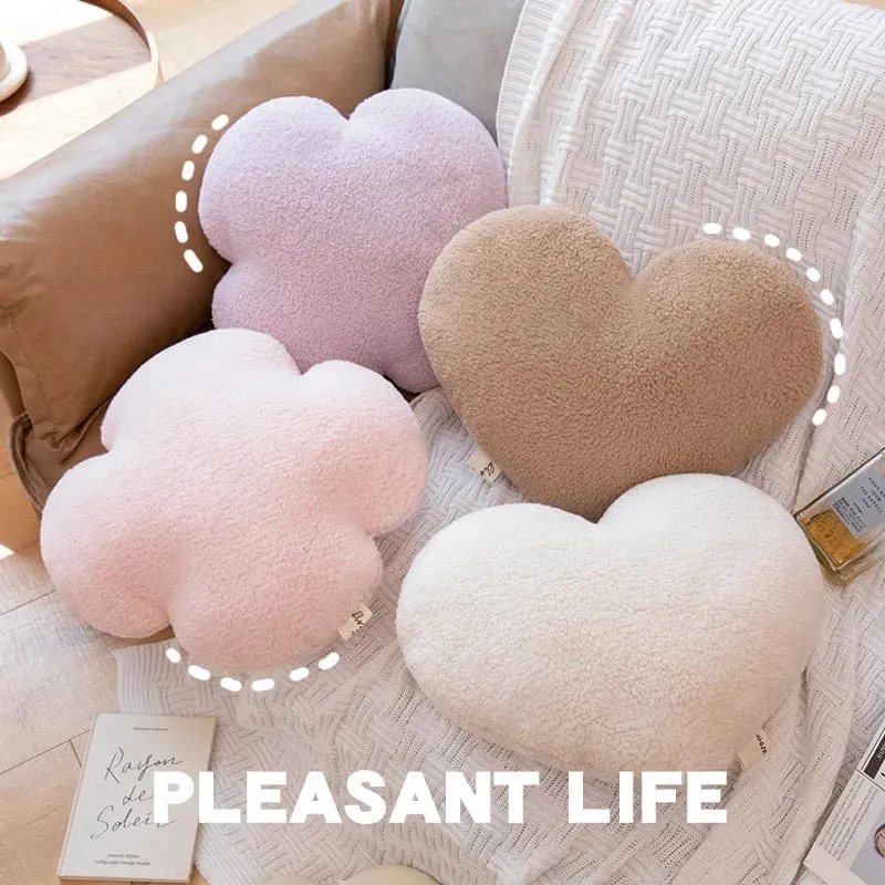 INS Plush Hear Throw Pillow Cute Clover Soft Doll Home Sofa Decoration Pillow Cushion Kids Toys Birthday Gift — image 4