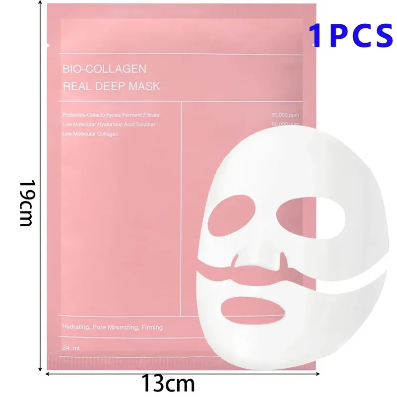 Split Collagen Mask Moisturizing Refreshing Brightening Skin Care Oil Control Tender Deep Hydrating Facial Masks Korean Makeup — image 9