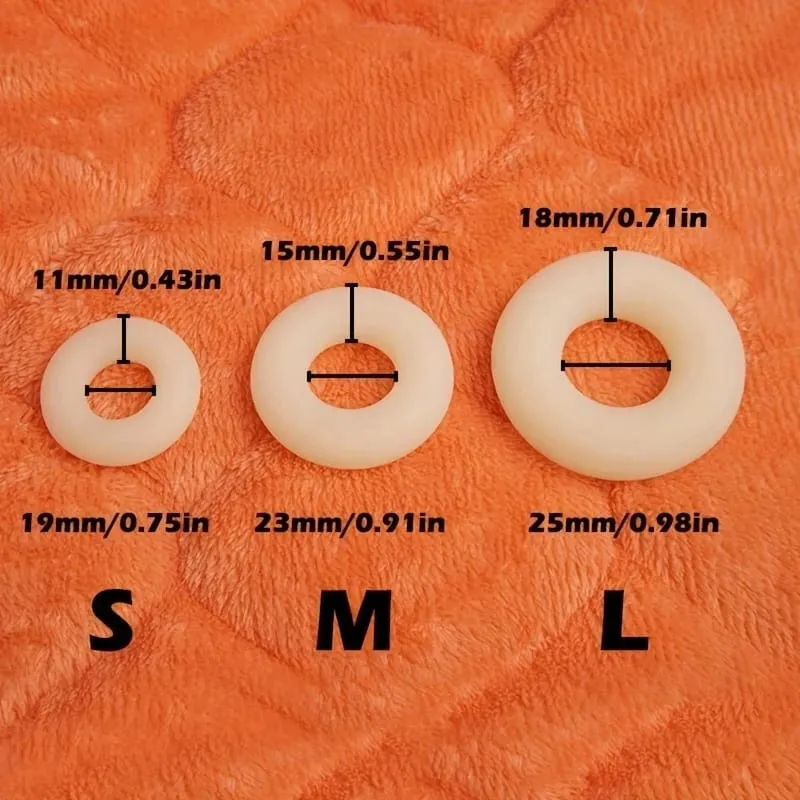 Ultra Soft Stretchy Cock Rings Liquid Silicone Penis Rings Cockring Ball Stretcher Delay Ejaculation Sex Toys for Men
