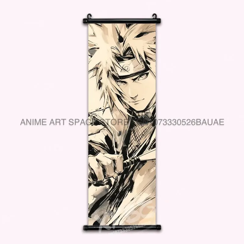 Anime Naruto Hanging Painting Hatake Kakashi Wall Art Scrolls Picture Uchiha Sasuke Home Decor Canvas Poster Haruno Sakura Mural — image 11