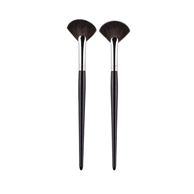 1 piece Small Fan Makeup brushes Highlighter Nose shadow Make up brush Blusher contour exquisite beauty tools Goat hair — image 20