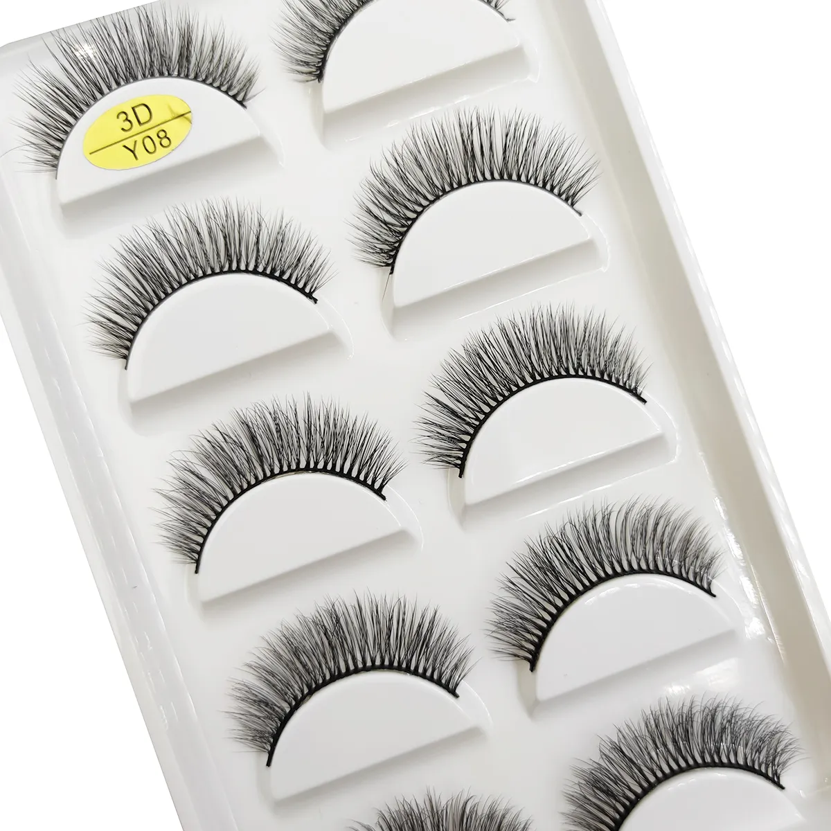 5 Pairs Natural 3D Mink False Eyelashes Soft Wispy Fluffy Eye Faux Lashes Make Up Eyelash Beauty Cat Cilios 9 Styles — image 4