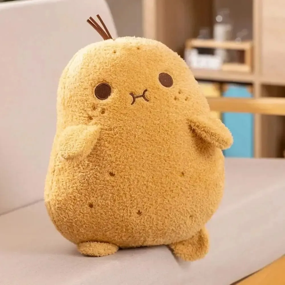 PP Cotton Small Potato Plush Doll Fluffy Plush Stuffed Funny Food Plush Doll Soft Ins Plant Spud Throw Pillow Kid Girl Boy — image 2