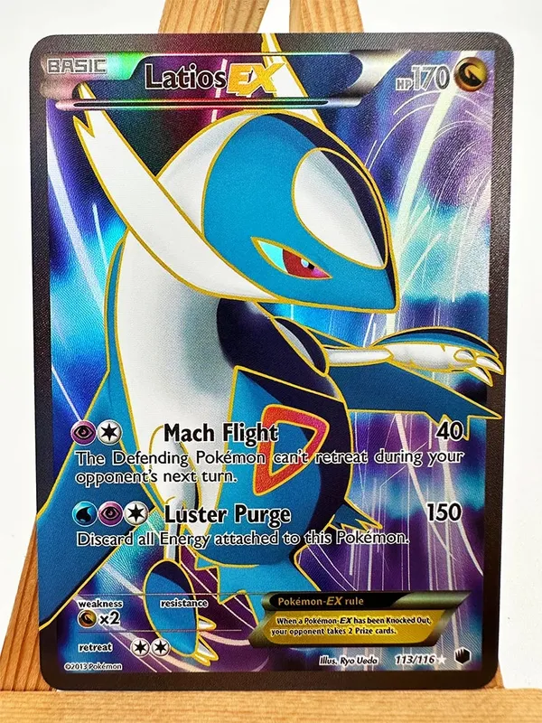 Pokemon PTCG ASC Gengar Dragonite Celebi Legetøj Hobby Hobby Samleobjekter Spilsamling Anime-kort