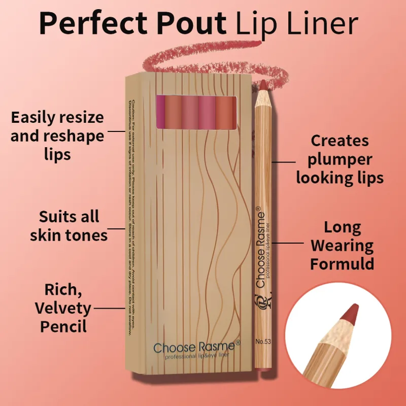 12 Matte Lip Liner Pencil Set Color Rendering Easy Makeup Waterproof Durable Lip Makeup Cosmetics Valentine's Day Gift — image 4