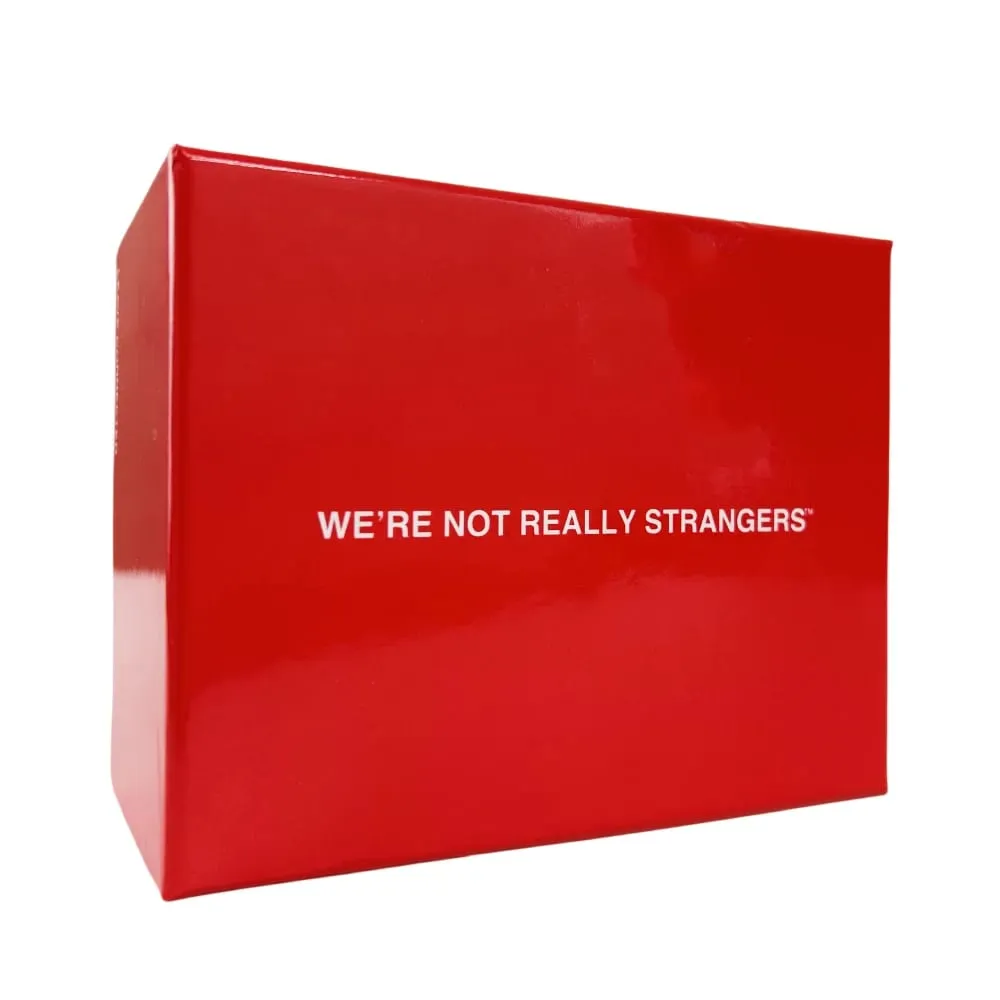 8 Styles WE'RE NOT REALLY STRANGERS - an Interactive Card Game Friendship Family Couples Edition - A Best Friend Party cards