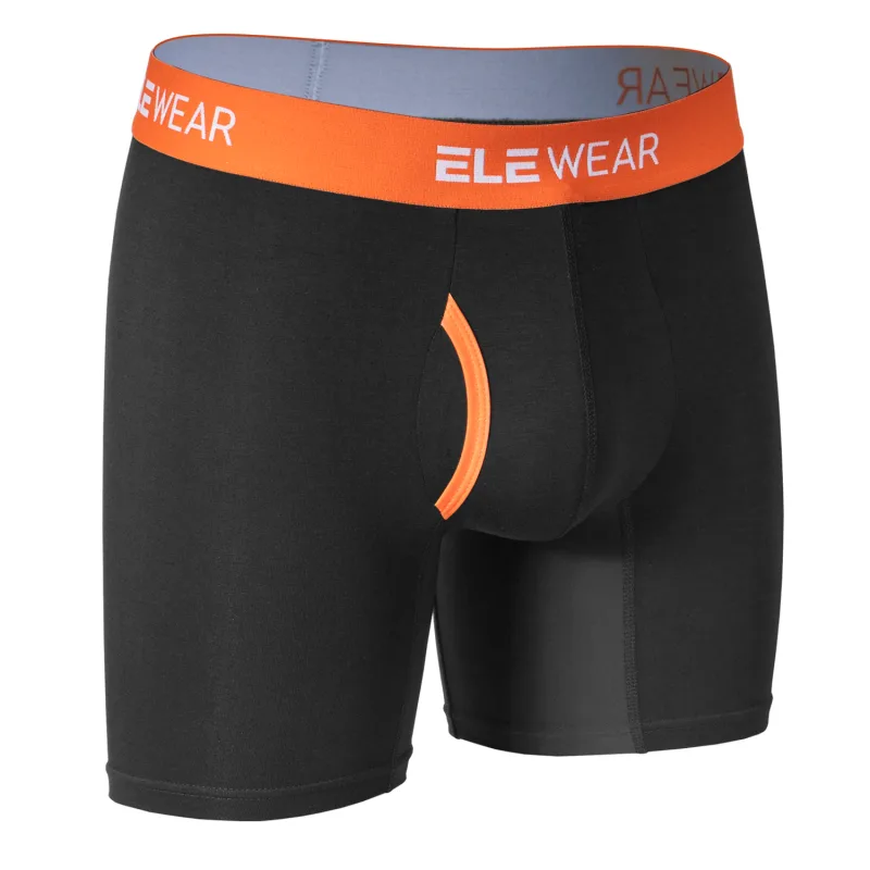 Bamboo Men Underwear Boxers With Opening Breathable Boxershorts Men's Panties Underpants Plus Size Fashion Boxers Brief — image 6