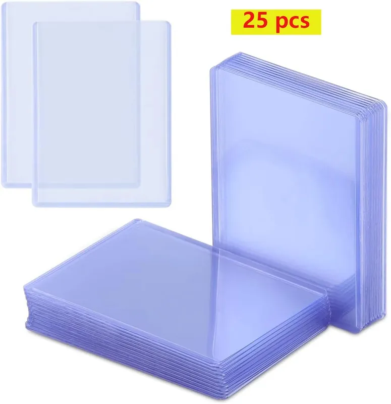 25/50/100 Count Card Sleeve for Cards 3'x4' Baseball Card Sleeve Hard Plastic Card Protector for Game Trading Cards Sports Car