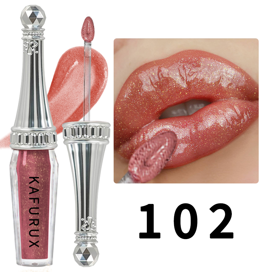 6 Colors Glitter Liquid Lipsticks Shimmer Shiny Lipgloss Pearlescent Lip Tint Mositurizing Long Lasting Lip Glaze Makeup For Wom — image 10