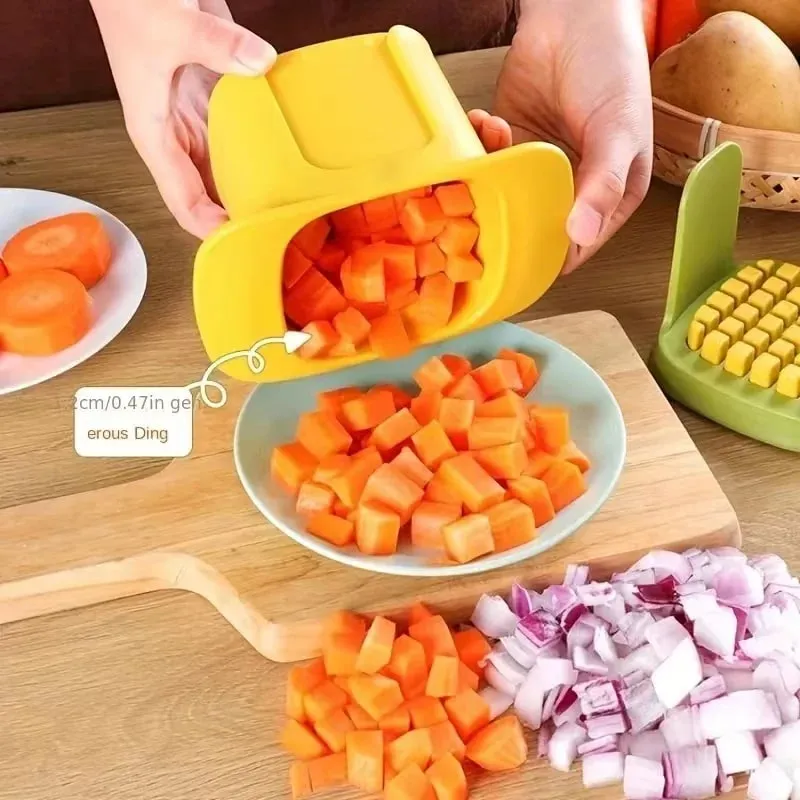 Multifunctional Vegetable Chopper Onion Dicing Artifact French Fries Slicer Kitchen Gadget Cucumber Potato Slicer Kitchen Tools — image 2