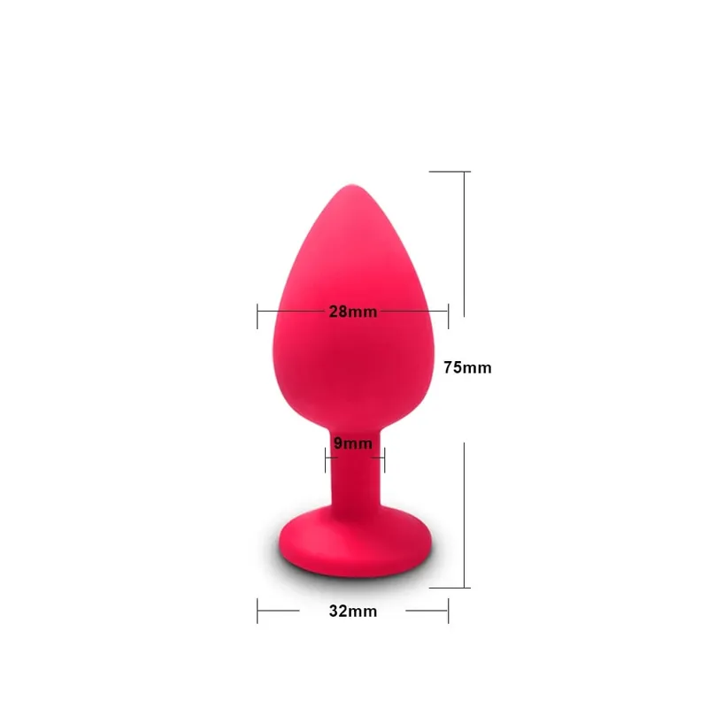 S/M/L Anal Plug Butt Vibrator Women/Men Soft Silicone Round Shaped Erotic Bullet Anal plug Bullet Gay Sex Toys for Adults — image 25
