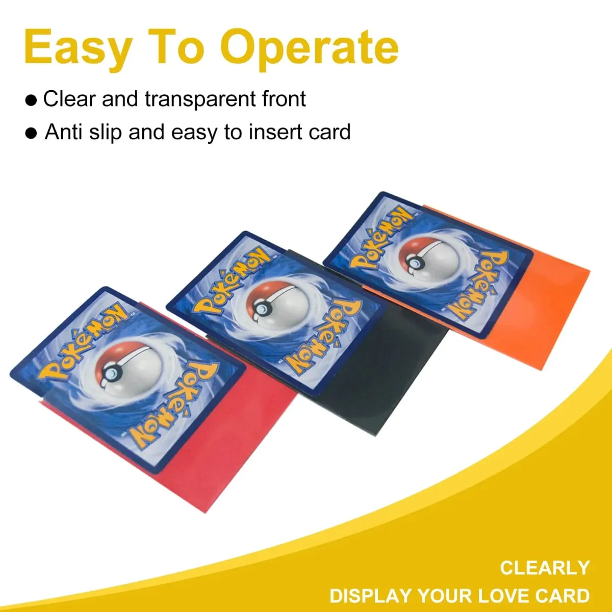 150Pcs Premium Card Sleeves 2.6"x3.6" Compatible with Standard Size Trading Cards for MTG Pokemon TCG Baseball Card Sport Cards — image 3
