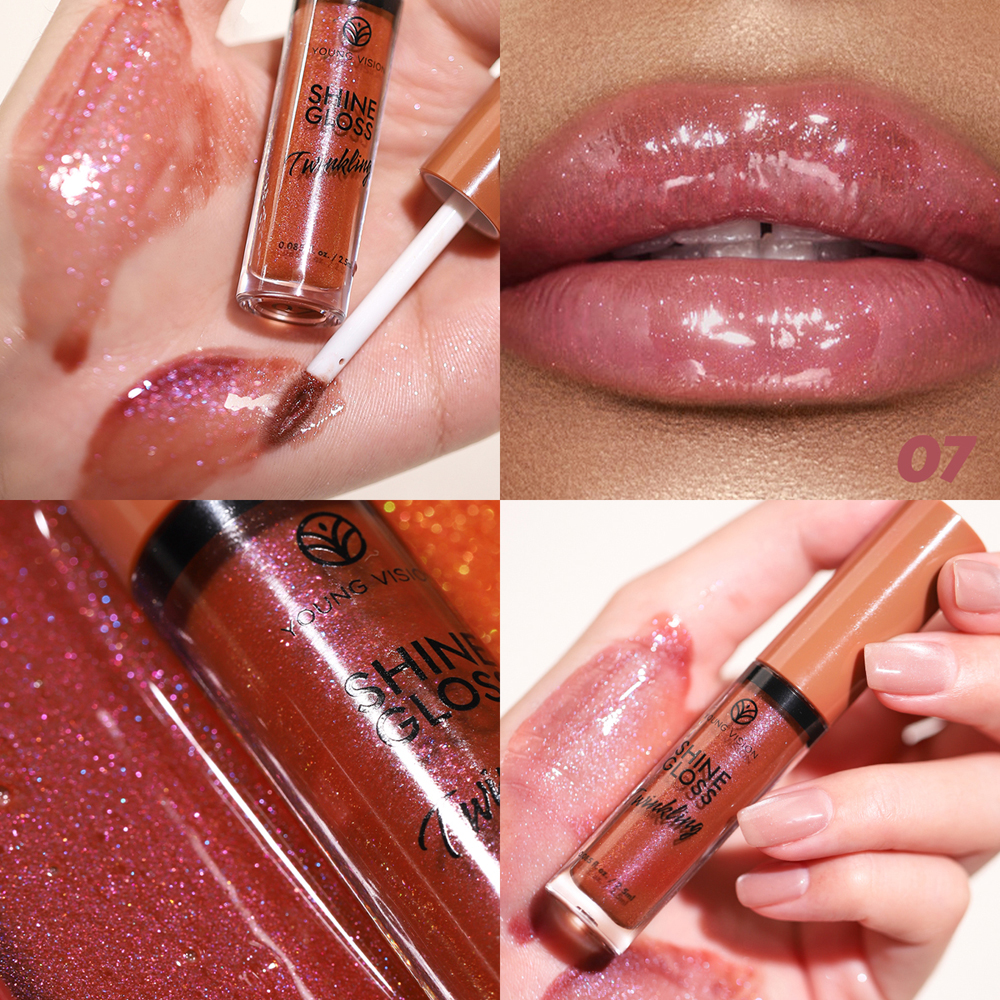 Watery Glossy Color Burst Lip Nectar Lovely Little Shaved Ice Lip Dew Fine Glitter Lip Gloss Water Gloss Lip Mirror Lip Glaze — image 10