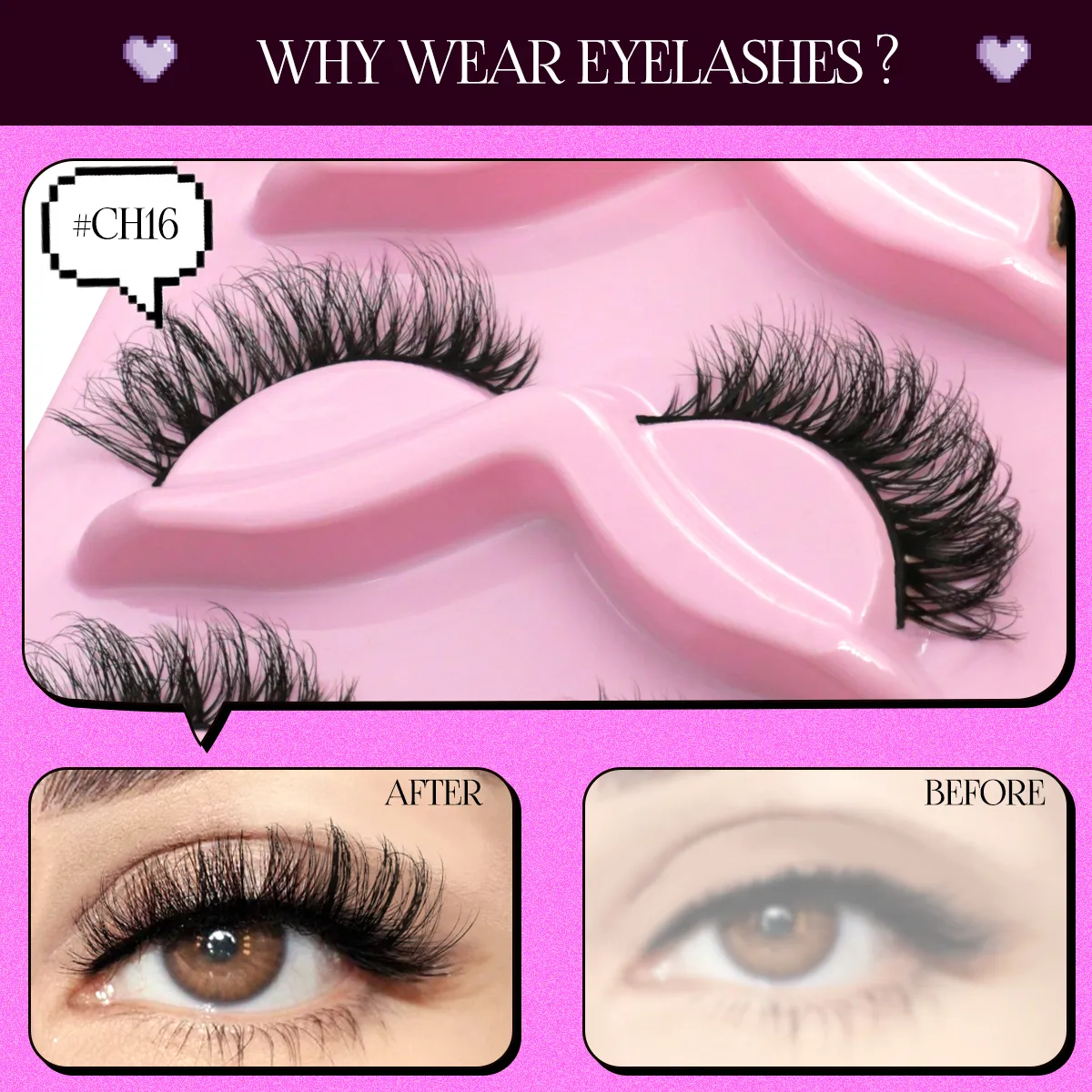 Cat Eye Lashes Look Natural Soft Faux Mink Eyelashes Long Winged End Eye Elongated Eye Tail Eyelashes Extension Makeup — image 4