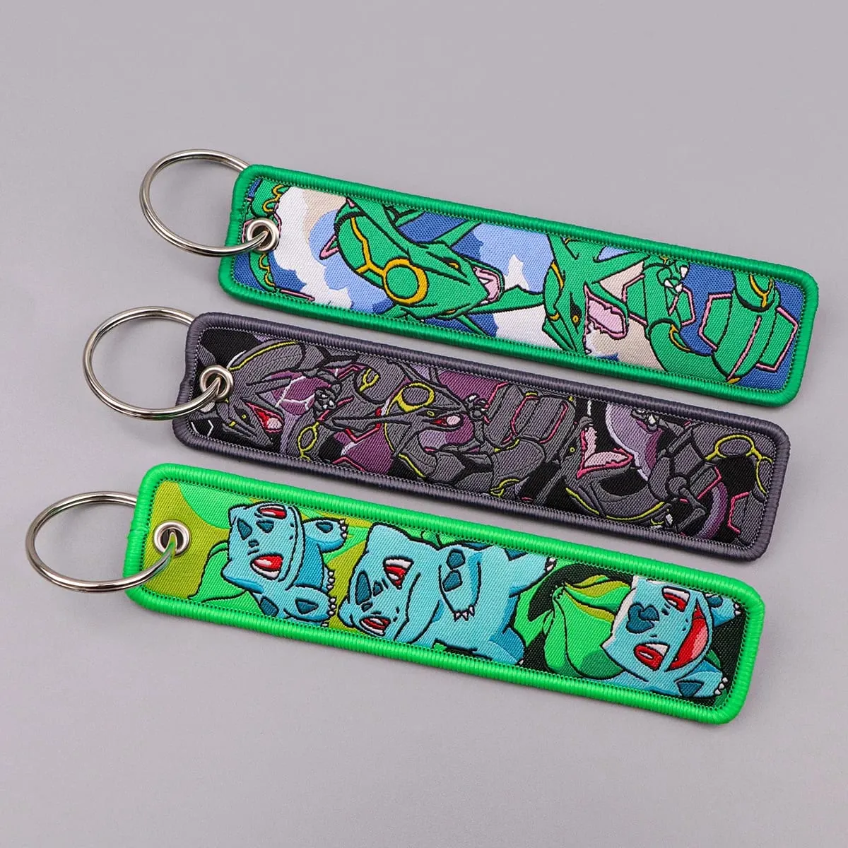 Japanese Anime Elf Monsters Keychain for Cars Backpack Key Holders Embroidery Keyrings Key Tag Jet Tag Accessories Gifts 1pcs — image 3