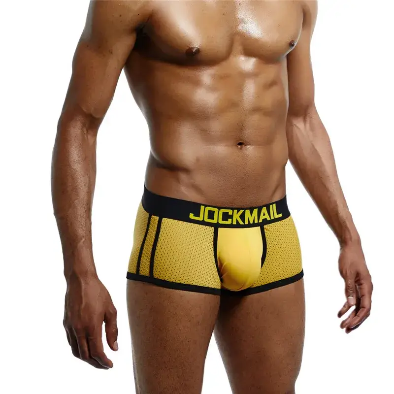 4Pcs Man Underpants Boxershorts Men Boxers Male Breathable Ice Silk Mesh Quick Drying Underwear Men’s Panties Boxer — image 14