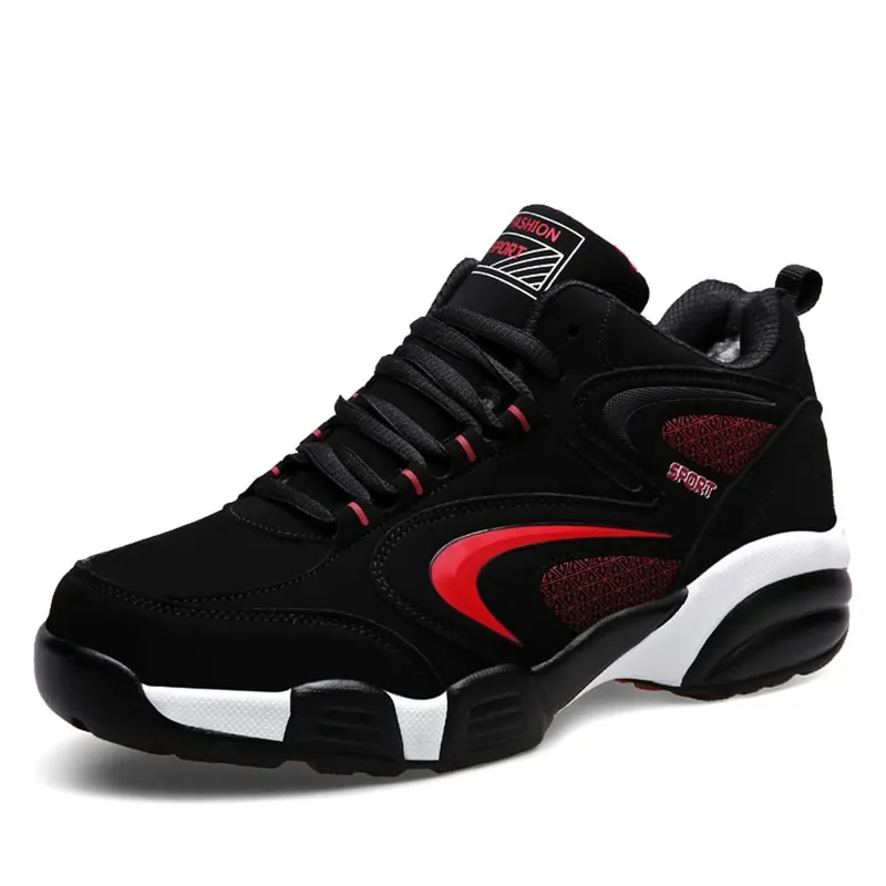 Plus Size Men's Trendy Colour Block Sneakers Comfy Non Slip Lace Up Casual Durable Shoes For Men's Outdoor Activities — image 8