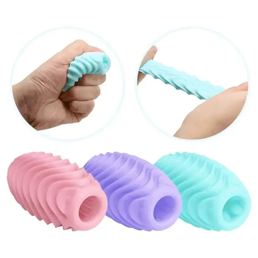 Male Masturbator Egg Erotic Toy for Adultl Silicone Penis Exercise Masturbation Cup Sex Toys for Men Protable Blowjob Sex Shop