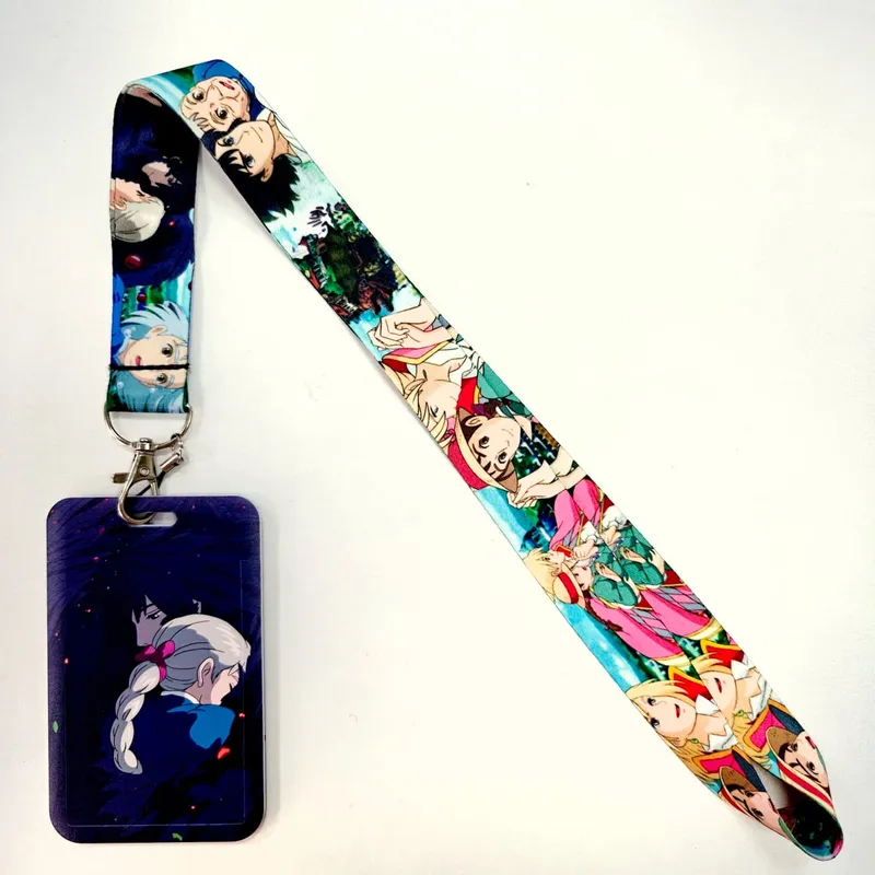 Anime Lanyards Keychain Animated Mobile Phone ID Card pass Hang Rope DIY Jewelry Accessories wholesale — image 12