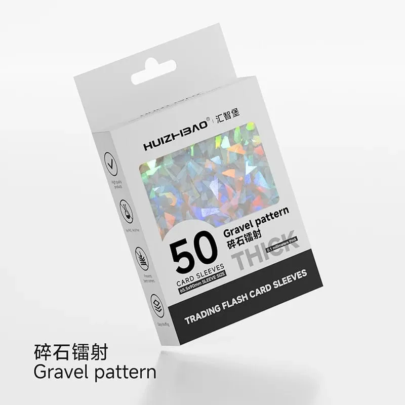 Manchons de cartes holographiques 65.5 × 90mm, protecteur de carte Transparent coloré pour couverture de cartes de taille Standard TCG/japonaise — image 10