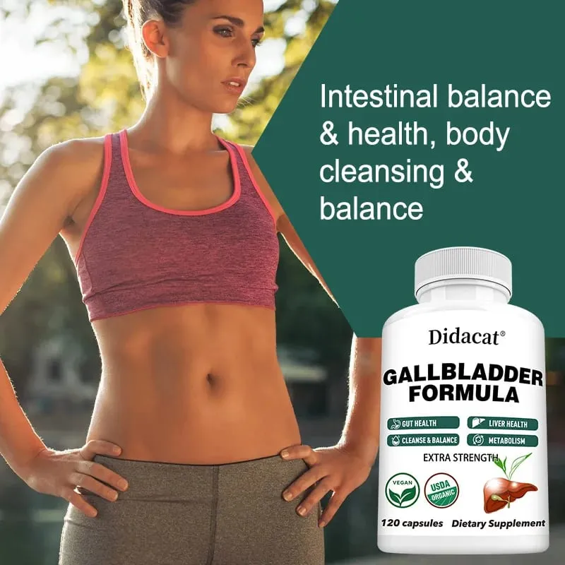 Premium Liver Supplement Ox Bile Extract Cleanses The Liver Detoxifies and Repairs Supports Gut Health 120 Capsules — image 4