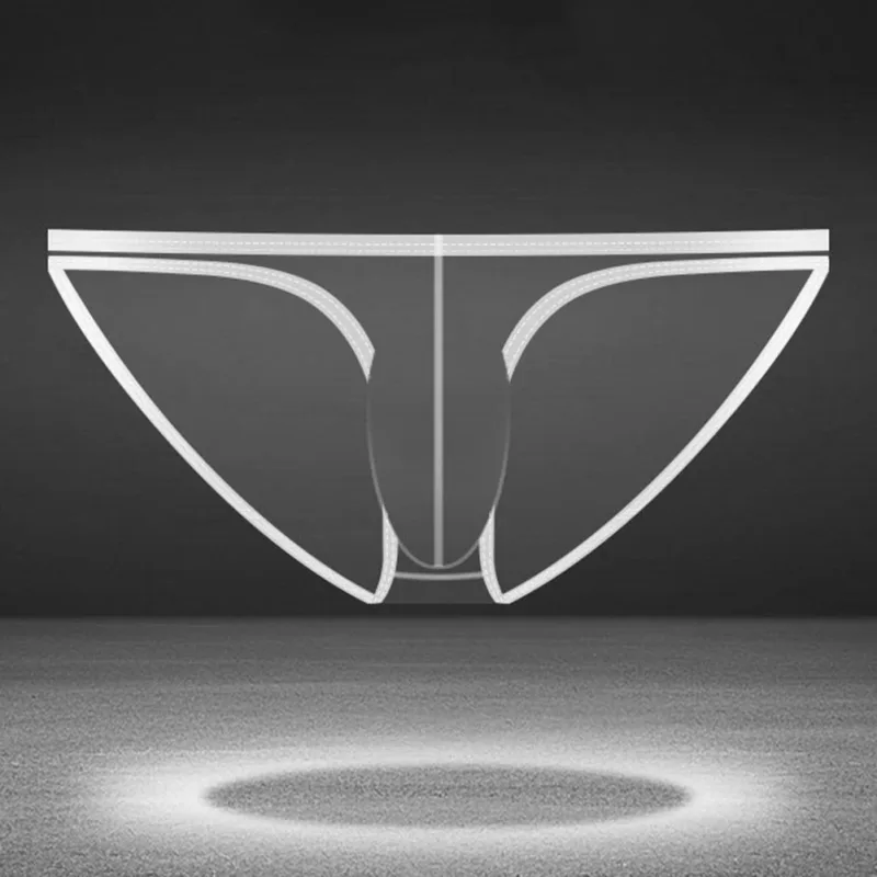 1PC Sommer Nyt Undertøj Herre Ice Silk Briefs Ultratynde Gennemsigtig Åndbar Sexet Komfortabel Lavtalje Underbukser Til Mænd 3256809692642600
