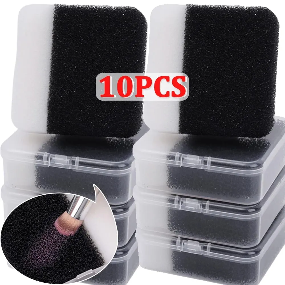 New Makeup Brush Cleaning Box Sponge Puff Cleaner Quick Cleaning Sponge Brushes No Damage To Bristles Box Cleaning Cleaner Tools — image 6