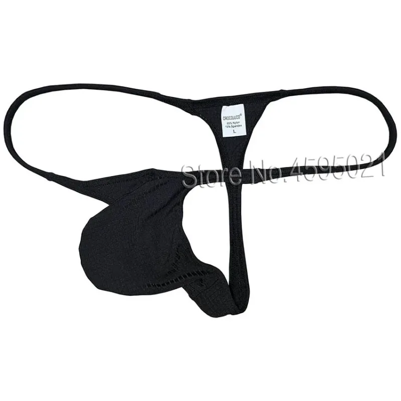 Men's Underwear Thong Contour Pouch Tangas Rise Cheeky Underpants Low Rise Beach Briefs Bikini Single Layer Quick Dry Silky — image 7