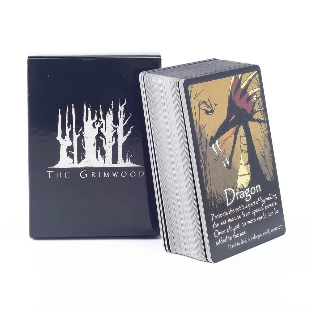 English Version The Grimwood Board Game 72Pcs Standard Poker 8.8*6.3cm Slightly Strategic Cards for Family Gatherings — image 2