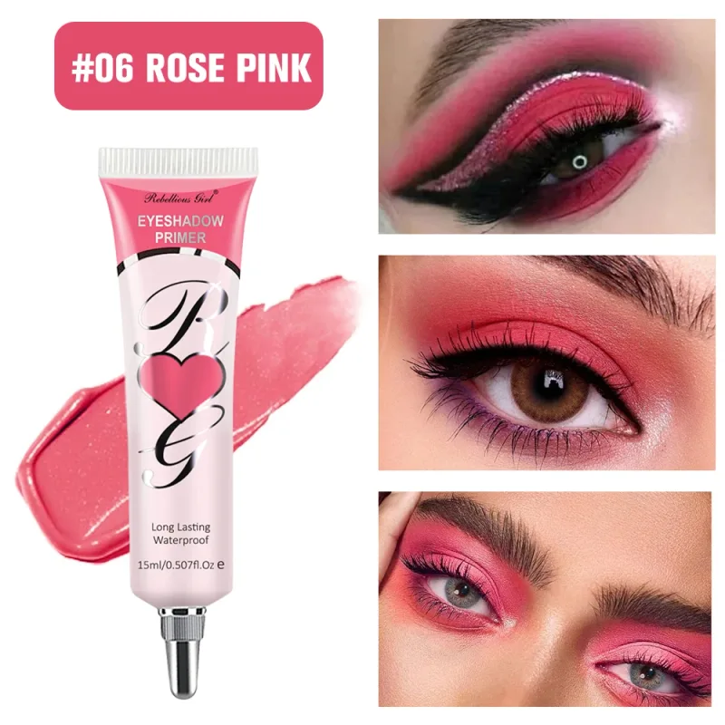 Prebase para sombra de ojos mate de 6 colores – Base para ojos con control de aceite a prueba de arrugas Prebase correctora de color de larga duración y resistente a las manchas — image 13