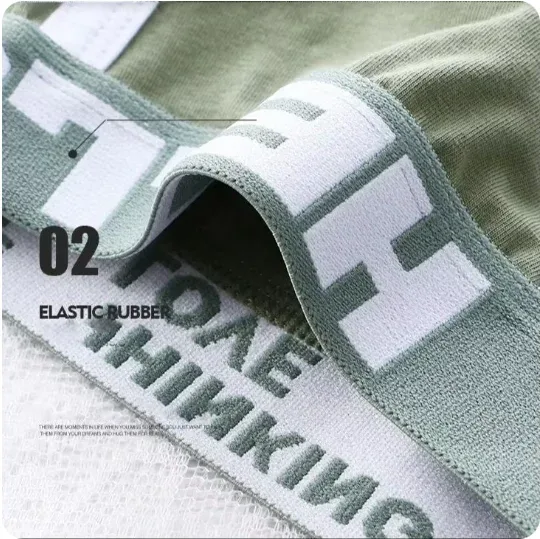 1/3pcs Men Underwear Sports Boxer Shorts Cotton Solid Color Sexy Panties Fashion Breathable Comfortable Underpants Man U Convex — image 30