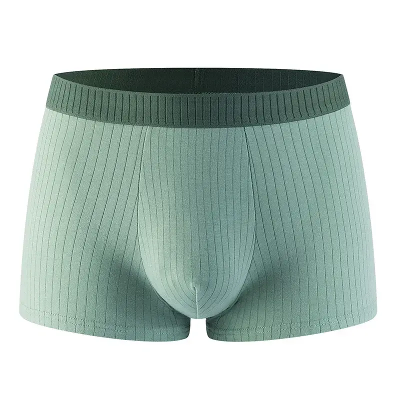 4pcs/set High Quality Cotton Men's Underwear Antibacterial Boxer Shorts Elastic Breathable Men Underpants Soft Male Short — image 10