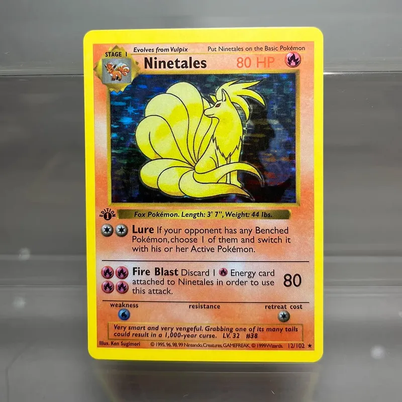 PKM Cards 1st Edition Charizard Blastoise Dragonite 1996 Base Set Single Foil Cards Game Collection Cards PTCG Proxy Cards — image 14