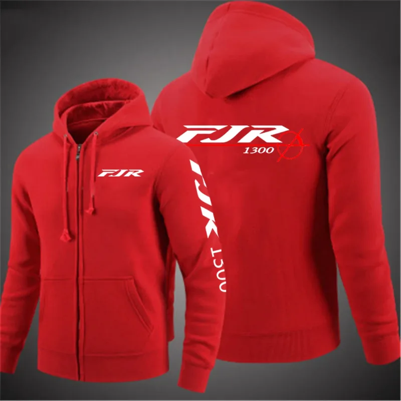 2025 Popular Coat Spring And Autumn Leisure Versatile Jacket Man's FJR 1300 MOTORCYCLE Logo Print Hooded Pullover Slim Hoodies — image 4