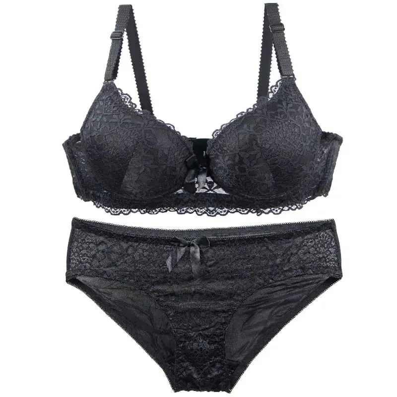 DaiNaFang New Sexy Bras Set Push Up Underwear For Women Adjustable Breathable Design Sweat Absorbing Upper Tray BC Cup Lingerie — image 2