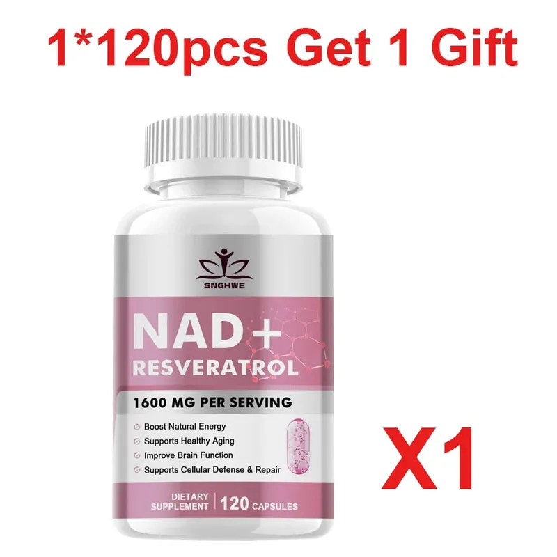 NAD Supplements - Anti-Aging Cell Booster NAD+ Booster Nicotinamide Riboside Alternative Natural Energy & Cellular Health