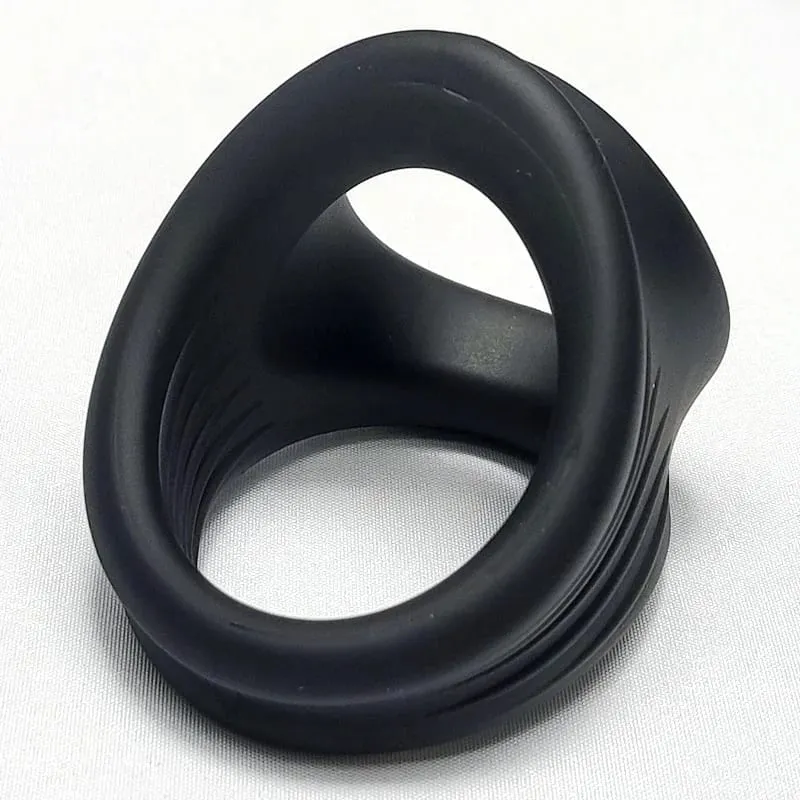 Penis Ring Reusable Silicone Semen Cock Ring Penis Enlargement Delayed Ejaculation Sex Toys For Men — image 9