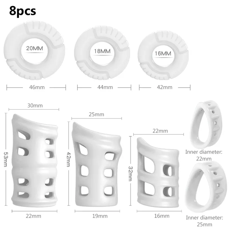 Silicone Male Foreskin Corrector Penis Rings Cock Ring Male Glans Expose Delay Ejaculation Cockrings Sex Toys For Men Adults Toy — image 12