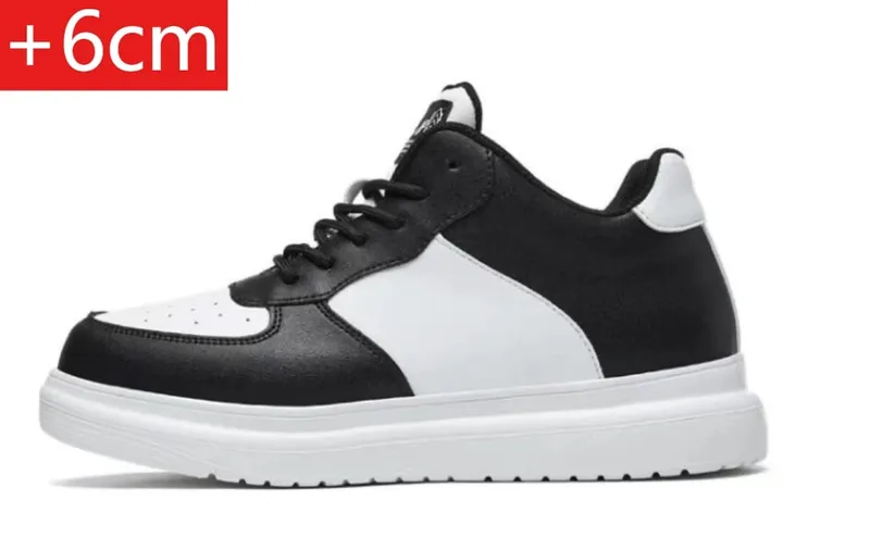Sepatu Penambah Tinggi Baru untuk Pria 10Cm Sepatu Lift Tak Terlihat Sepatu Olahraga Kulit Putih Zapatillas De Hombre Ukuran Besar 46 — image 10