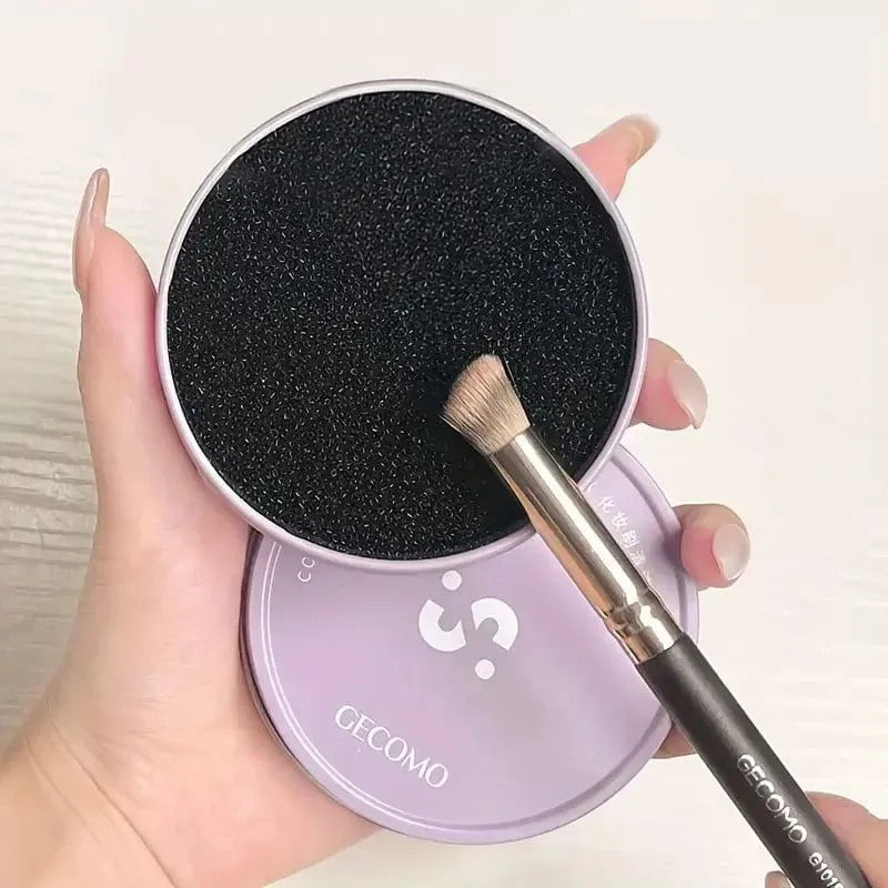 Makeup Brush Cleaner Color Removal Cleaner Sponge Quickly Easily Clean Makeup Brushes Powder Without Water Chemical Solutions — image 8